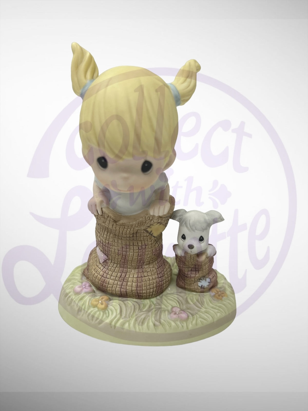 Precious Moments - Best Spuds Girl and Dog Figurine