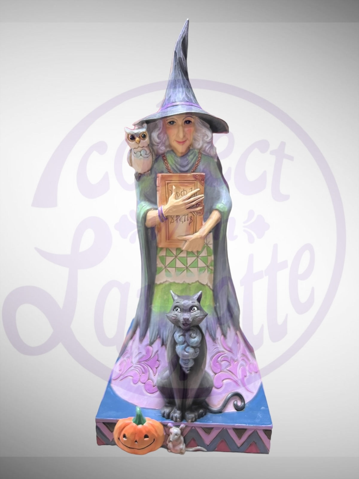 Jim Shore Heartwood Creek - Witch Way? 2 sided Witch Halloween Figurine