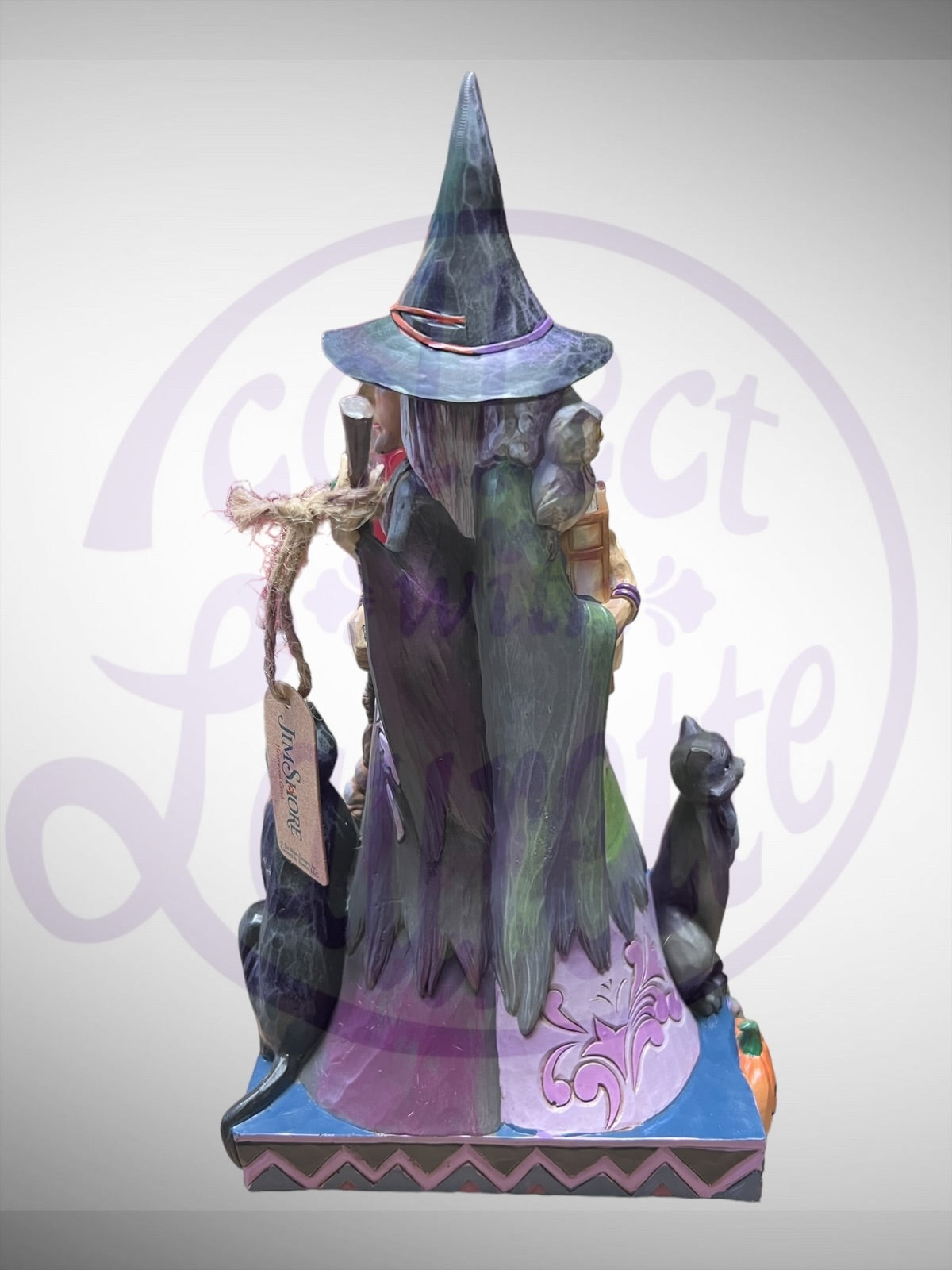 Jim Shore Heartwood Creek - Witch Way? 2 sided Witch Halloween Figurine