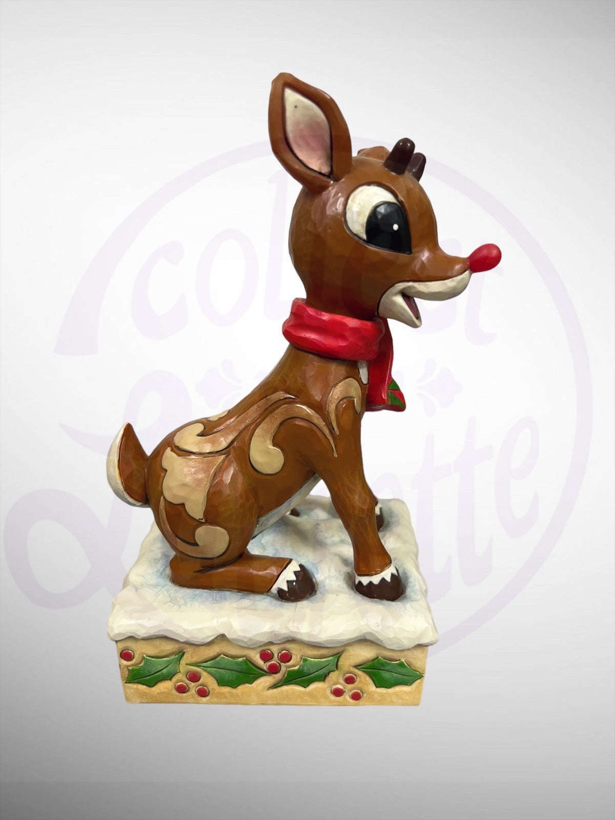 Jim Shore Rudolph Traditions - Rudolph Light Up Nose Figurine