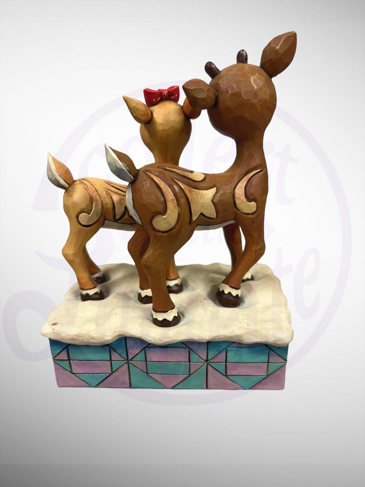 Jim Shore Rudolph Traditions - Rudolph & Clarice Together Figurine