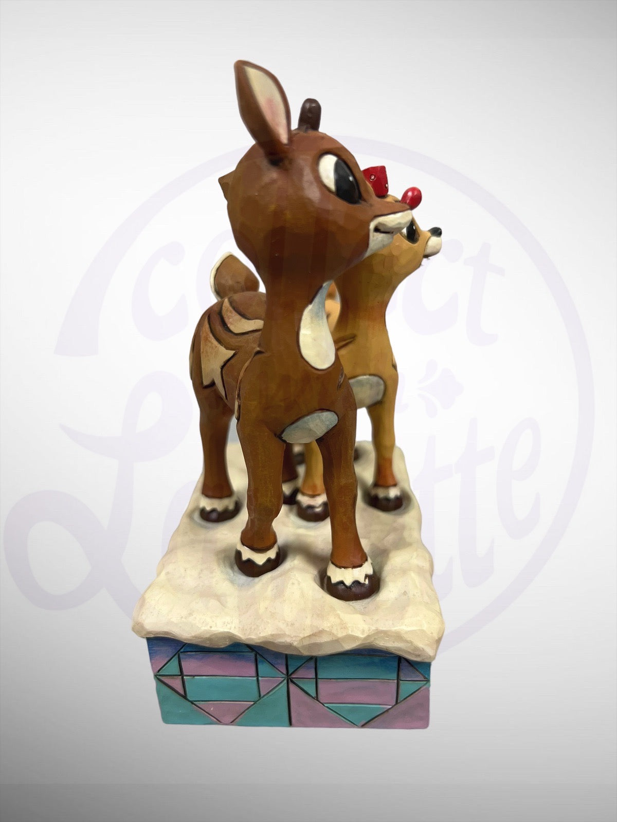 Jim Shore Rudolph Traditions - Rudolph & Clarice Together Figurine