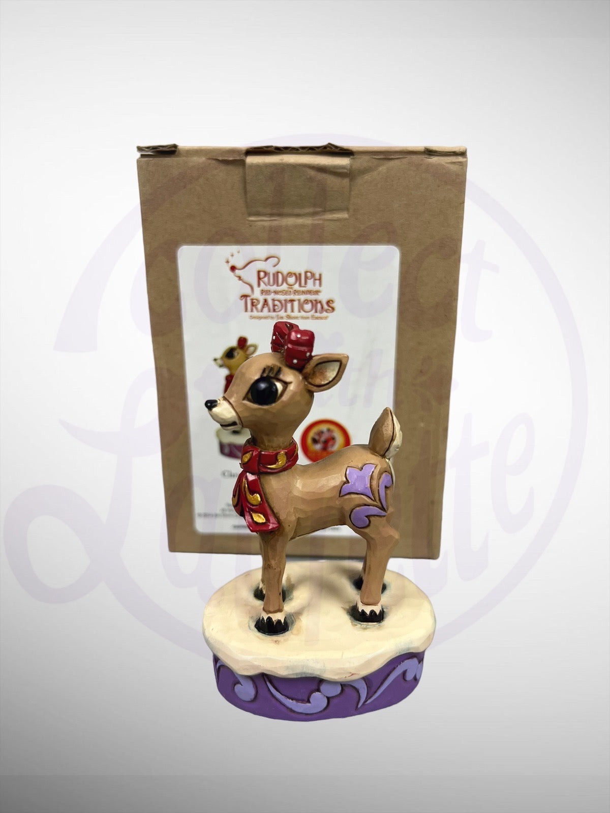 Jim Shore Rudolph Traditions - Clarice Anniversary Figurine