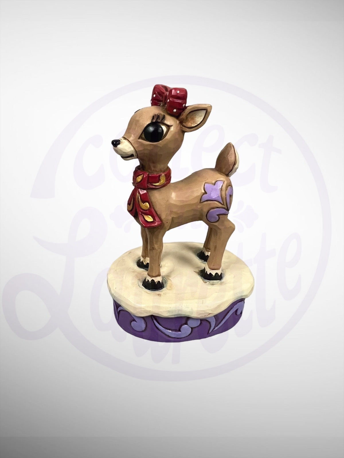 Jim Shore Rudolph Traditions - Clarice Anniversary Figurine