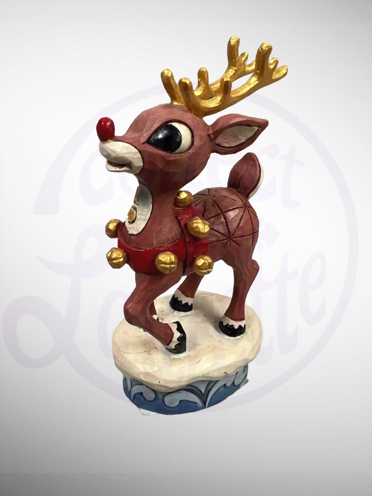 Jim Shore Rudolph Traditions - Rudolph the Red-Nosed Reindeer Anniversary Figurine