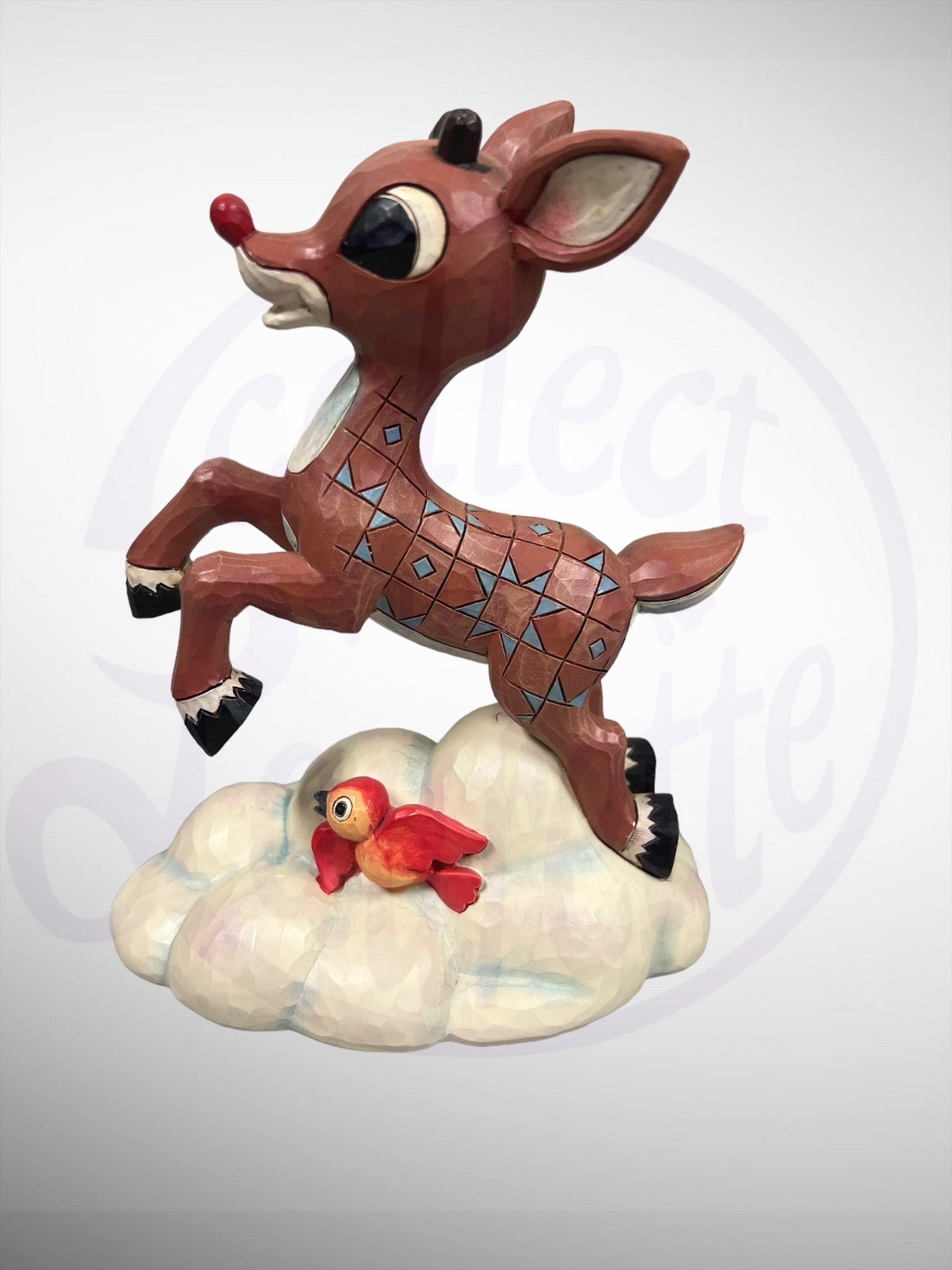 Jim Shore Rudolph Traditions - Rudolph Flying Bird Figurine