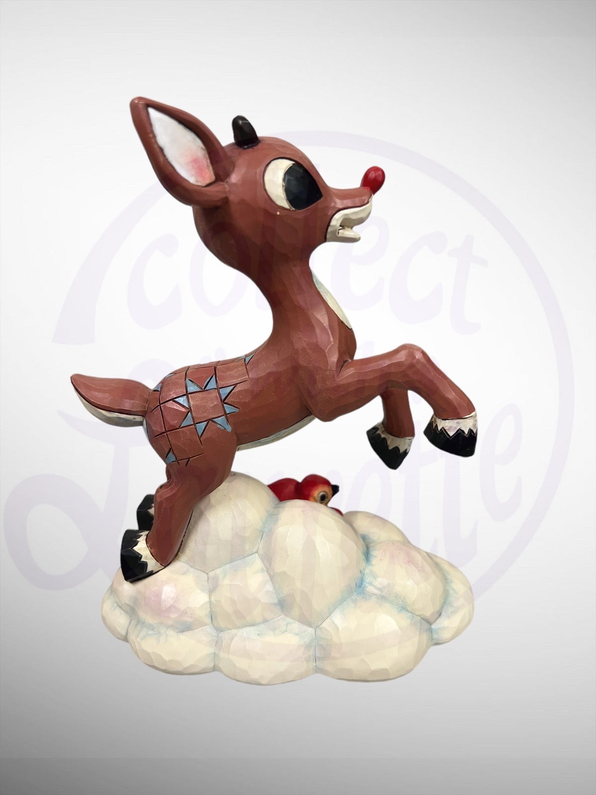 Jim Shore Rudolph Traditions - Rudolph Flying Bird Figurine