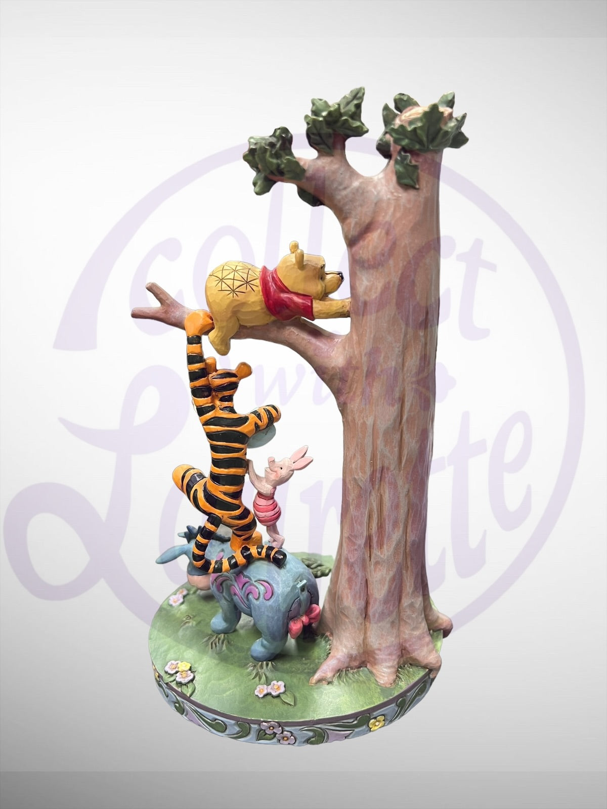 Jim Shore Disney Traditions - Hundred Acre Caper Winnie the Pooh, Tigger, Eeyore, Piglet Figurine (no box)