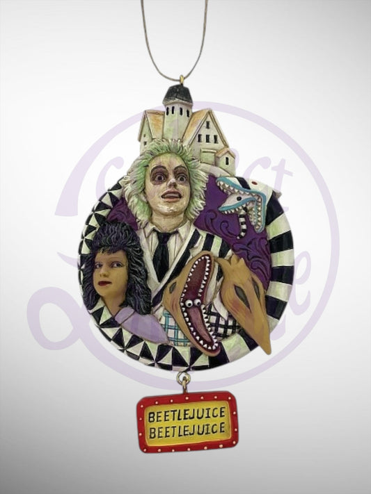 Jim Shore Beetlejuice - Beetlejuice Group Ornament