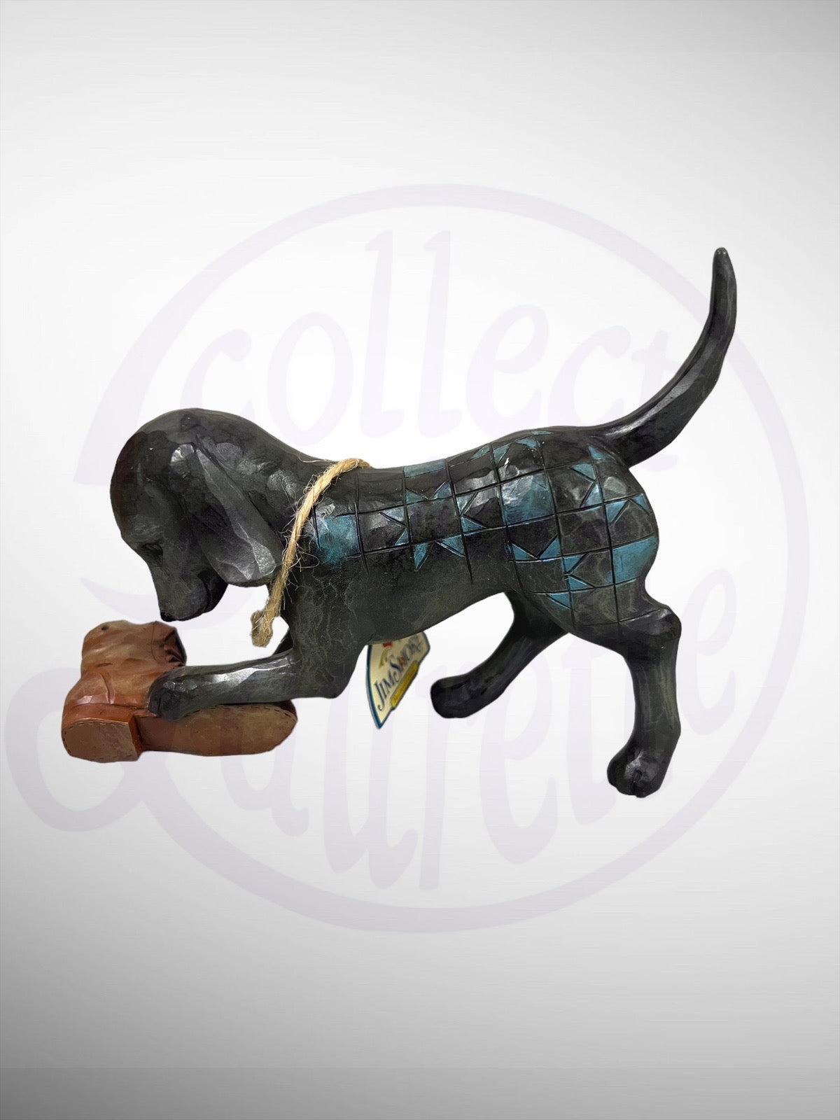 Jim Shore Heartwood Creek - Buster Black Labrador Retriever Dog Figurine