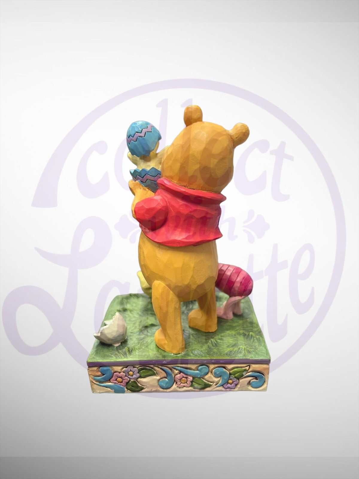 Jim Shore Disney Traditions - A Spring Surprise Easter Winnie the Pooh Piglet Figurine (no box)