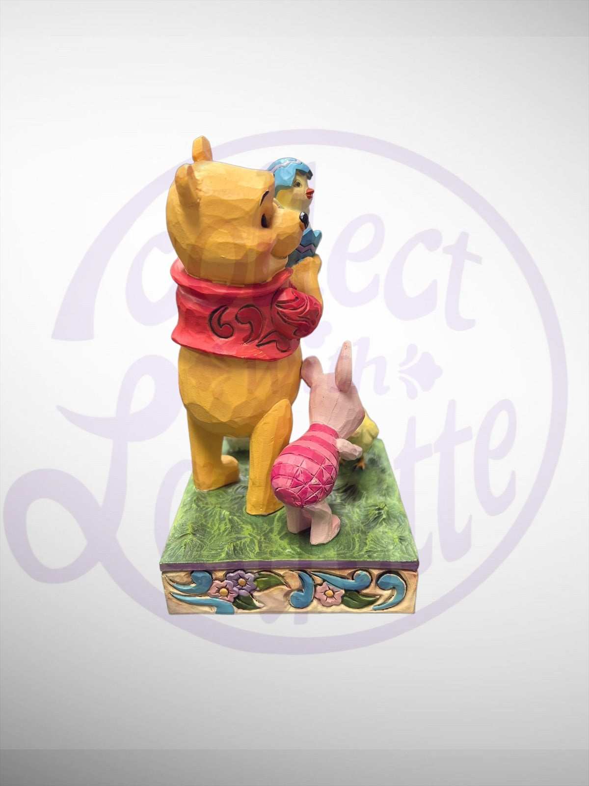 Jim Shore Disney Traditions - A Spring Surprise Easter Winnie the Pooh Piglet Figurine (no box)