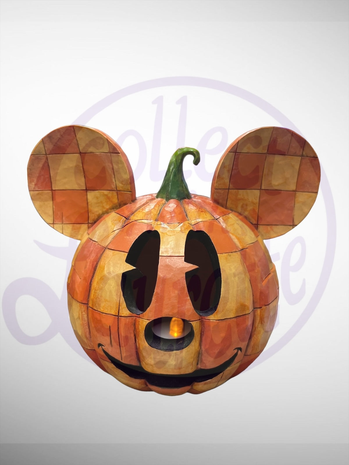 Jim Shore Disney Traditions - Happy Halloween Mickey Light Up Opening Pumpkin Figurine