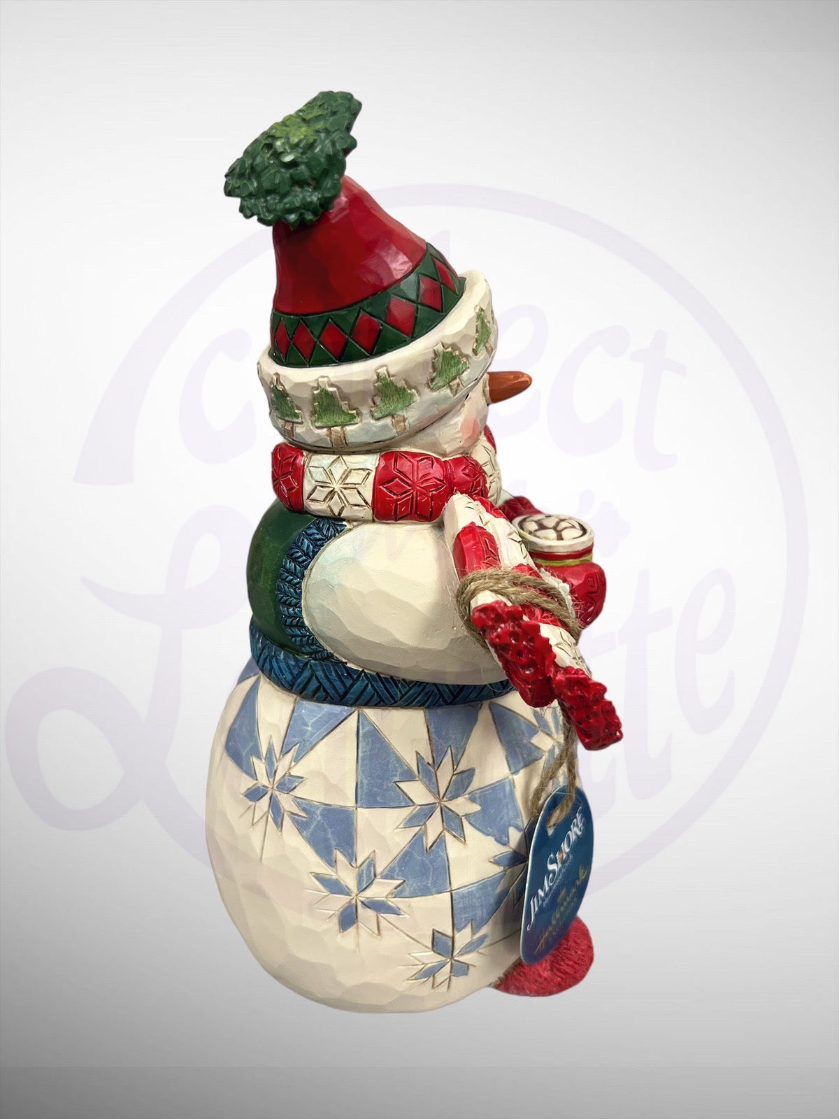 Jim Shore Heartwood Creek - Cocoa and Christmas Cheer Snowman Figurine