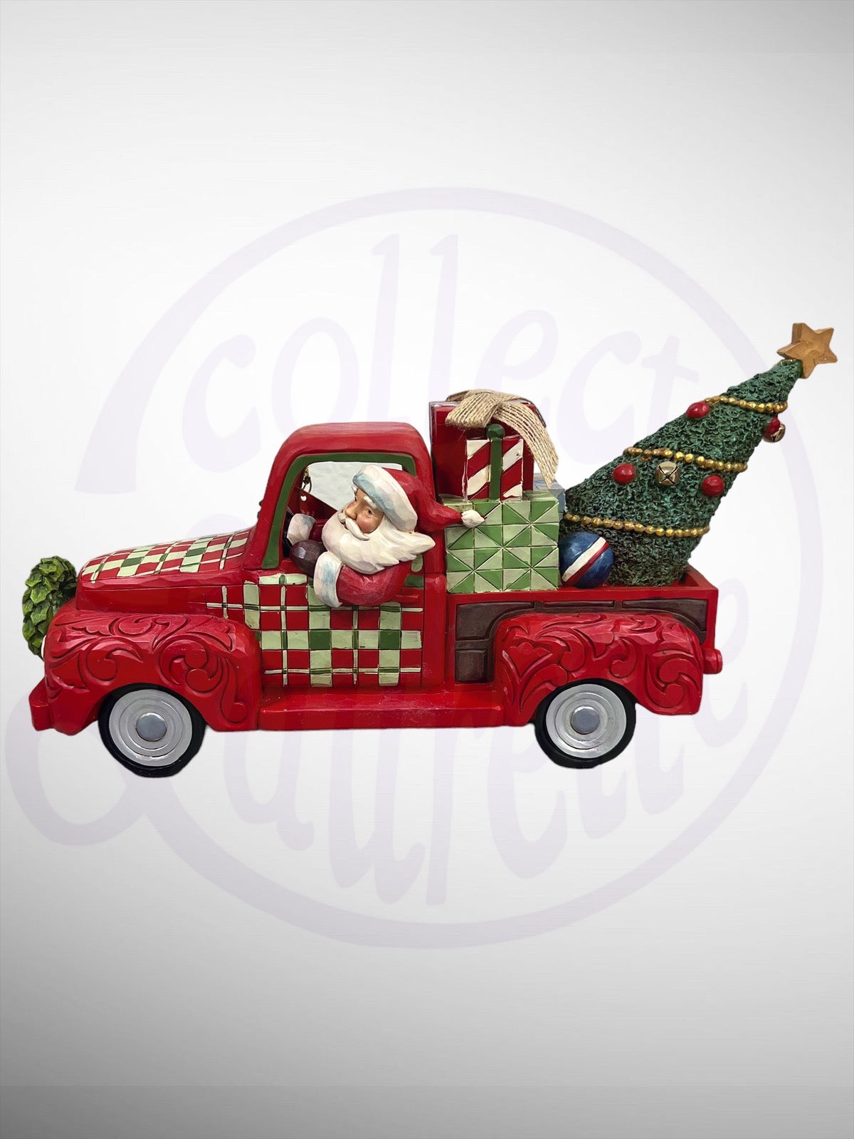 Country Living by Jim Shore -Country Roads Lead to Christmas Santa Truck Figurine