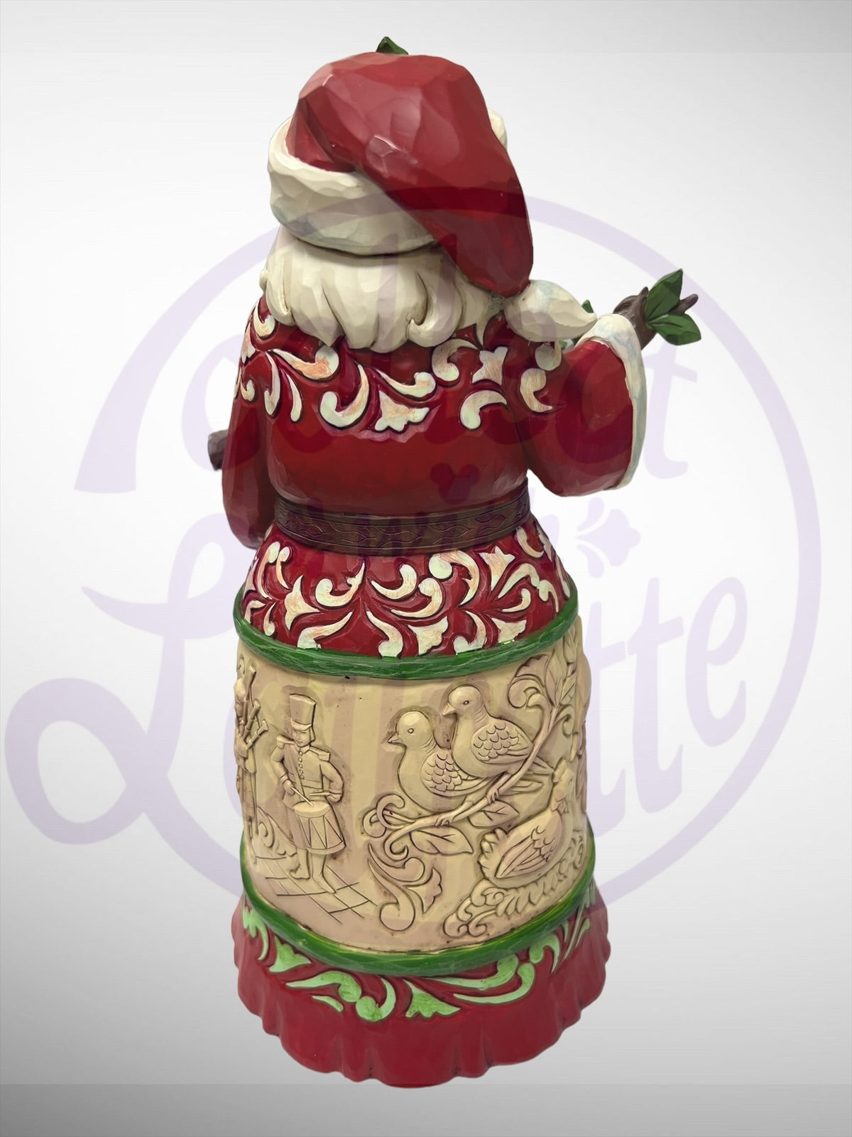 Jim Shore Heartwood Creek - Worldwide Event A Partridge In A Pear Tree Santa Figurine