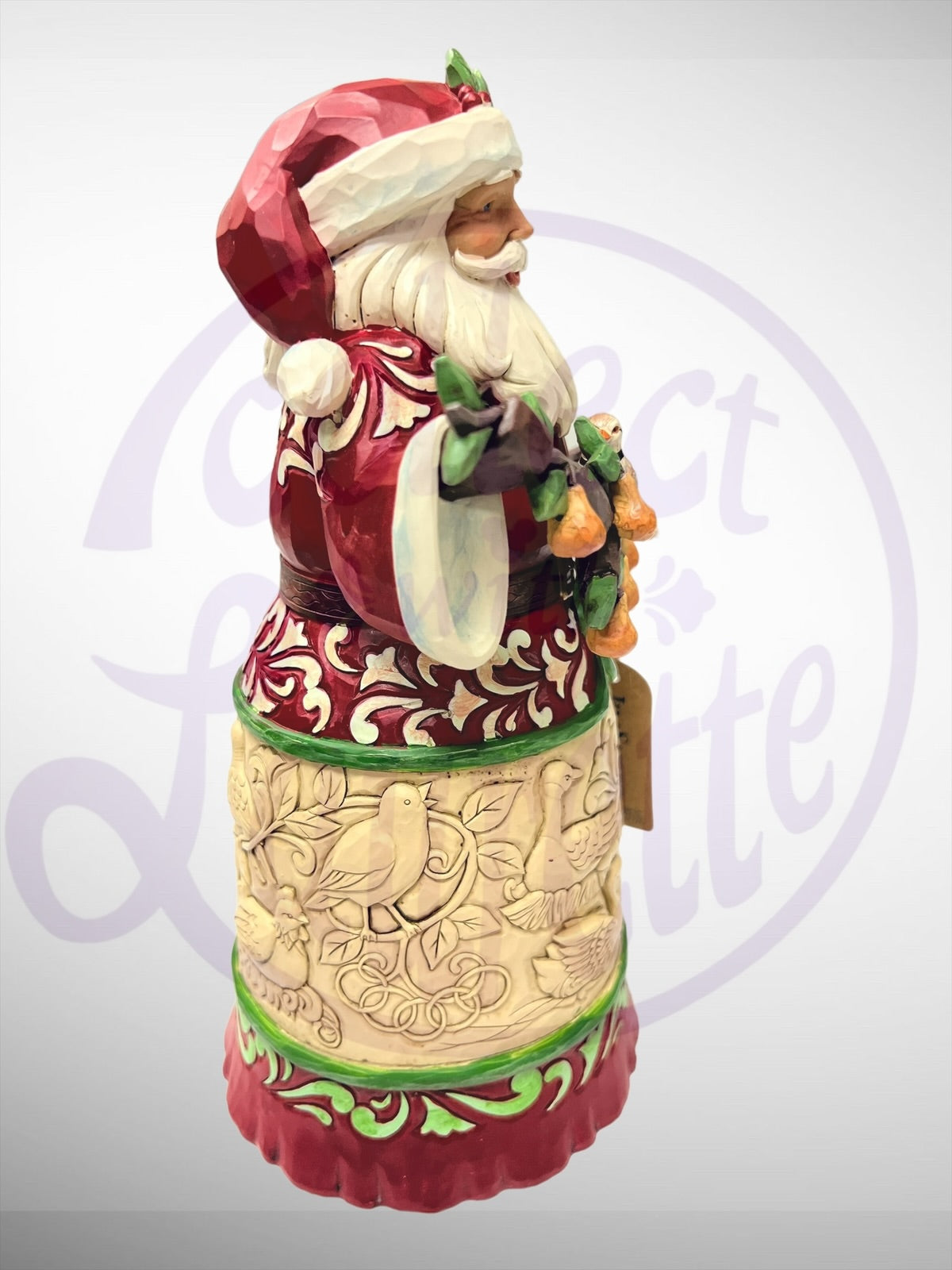 Jim Shore Heartwood Creek - Worldwide Event A Partridge In A Pear Tree Santa Figurine