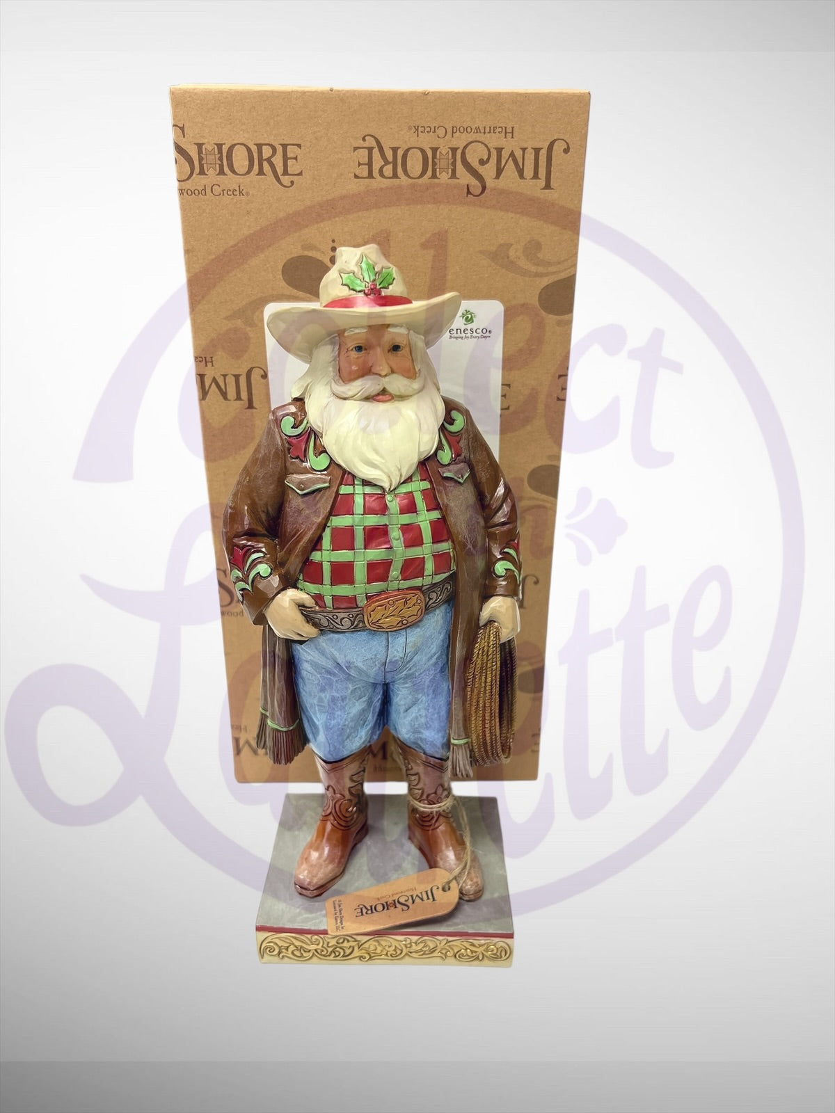 Jim Shore Heartwood Creek - It's Christmas Y'All Western Santa Figurine