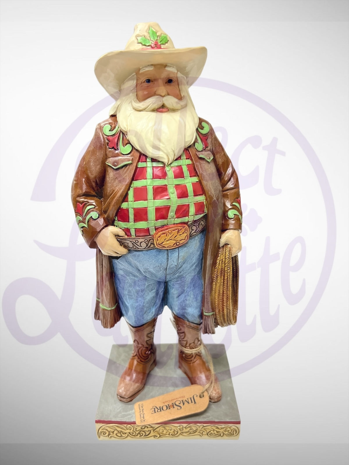 Jim Shore Heartwood Creek - It's Christmas Y'All Western Santa Figurine