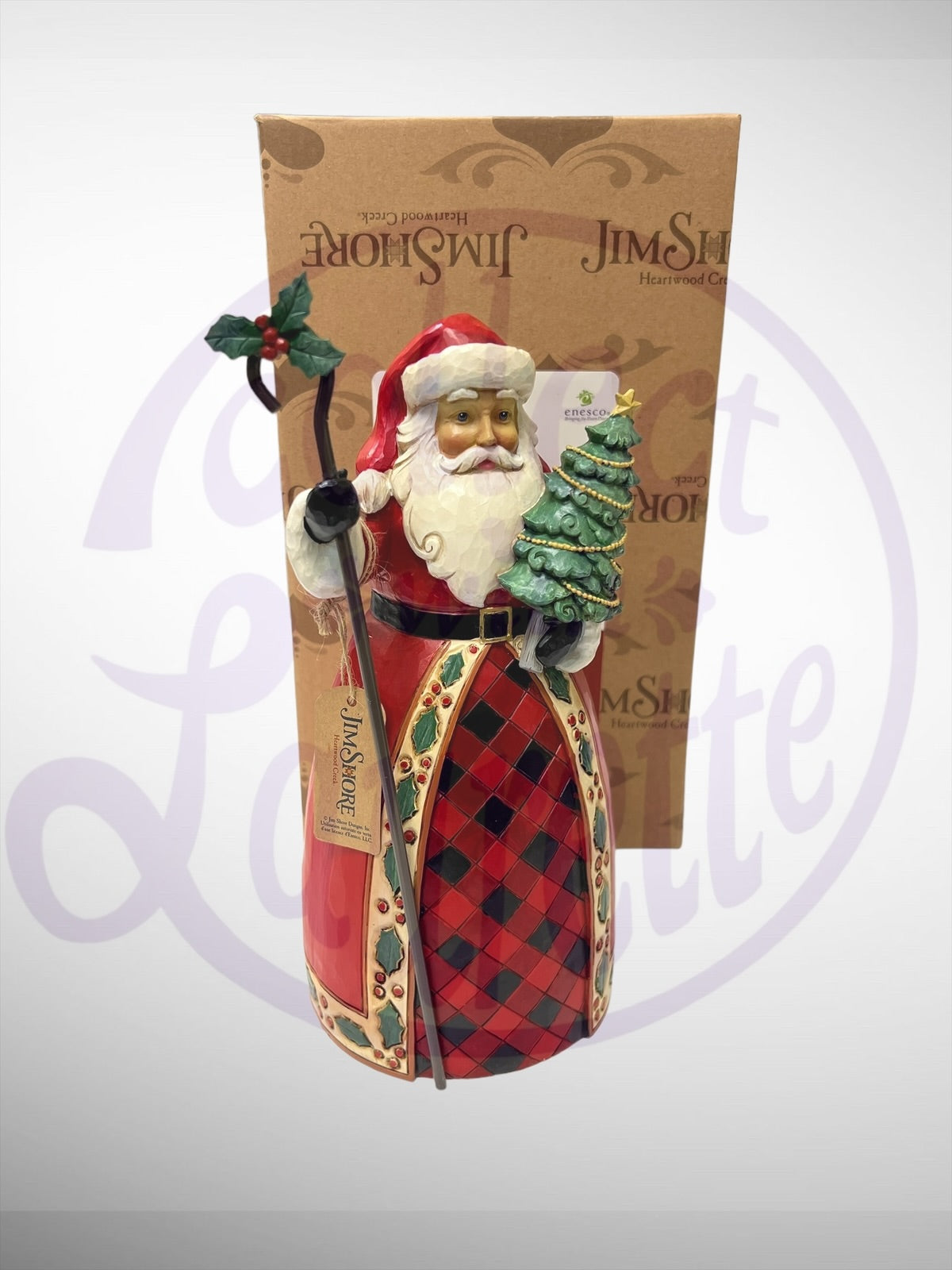 Jim Shore Heartwood Creek - Highland Glen Christmas Traditions Santa Figurine