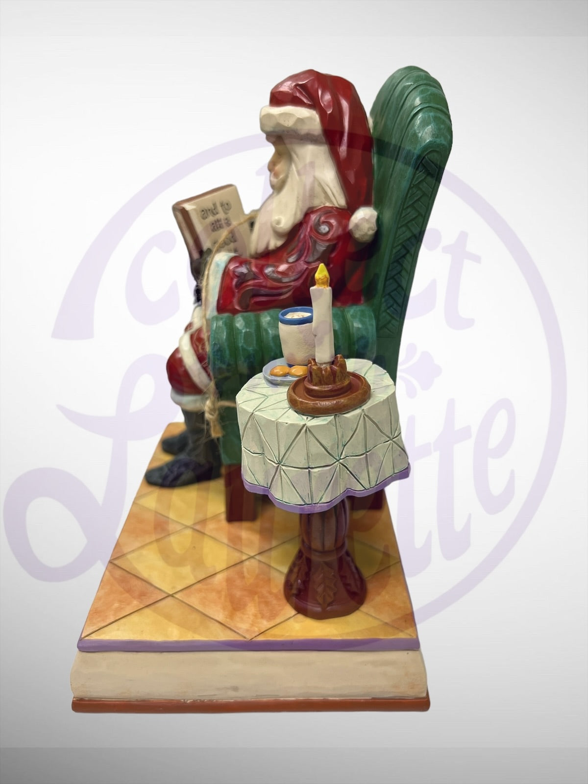 Jim Shore Heartwood Creek - 'Twas The Night Before Christmas A Christmas Tradition Santa Figurine