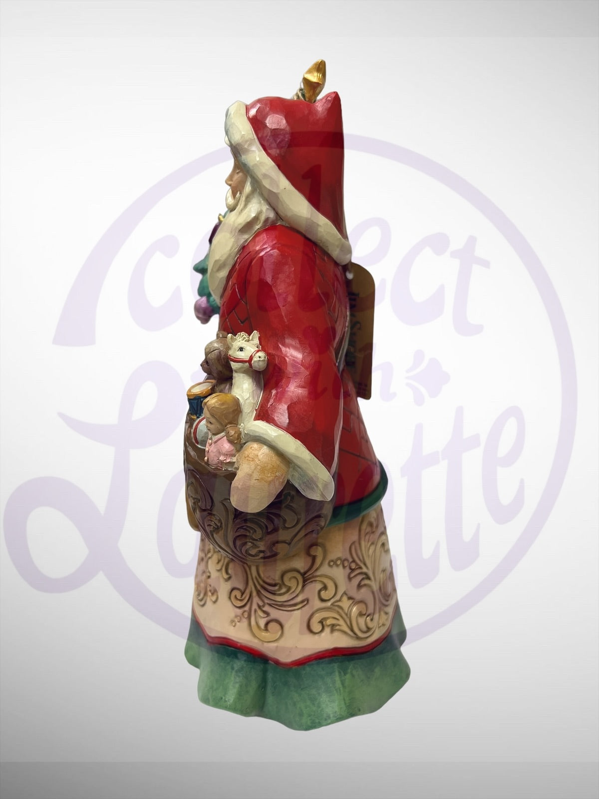 Jim Shore Heartwood Creek - Sharing Merriment and Cheer Santa Figurine