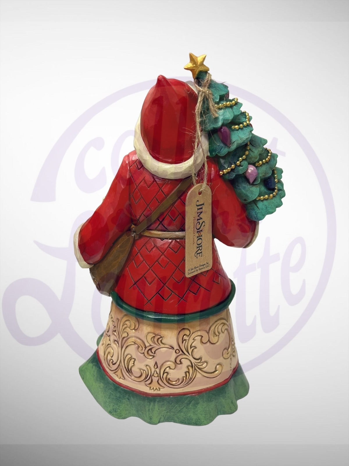 Jim Shore Heartwood Creek - Sharing Merriment and Cheer Santa Figurine