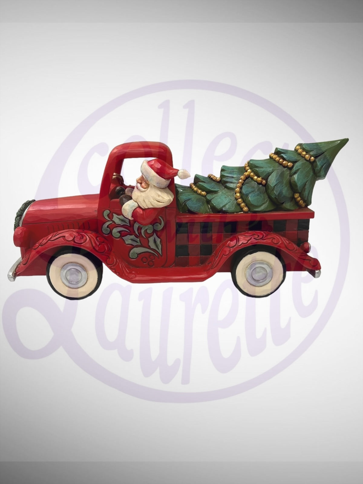 Jim Shore Heartwood Creek - Highland Glen All Roads Lead Home For The Holidays Santa Truck Figurine