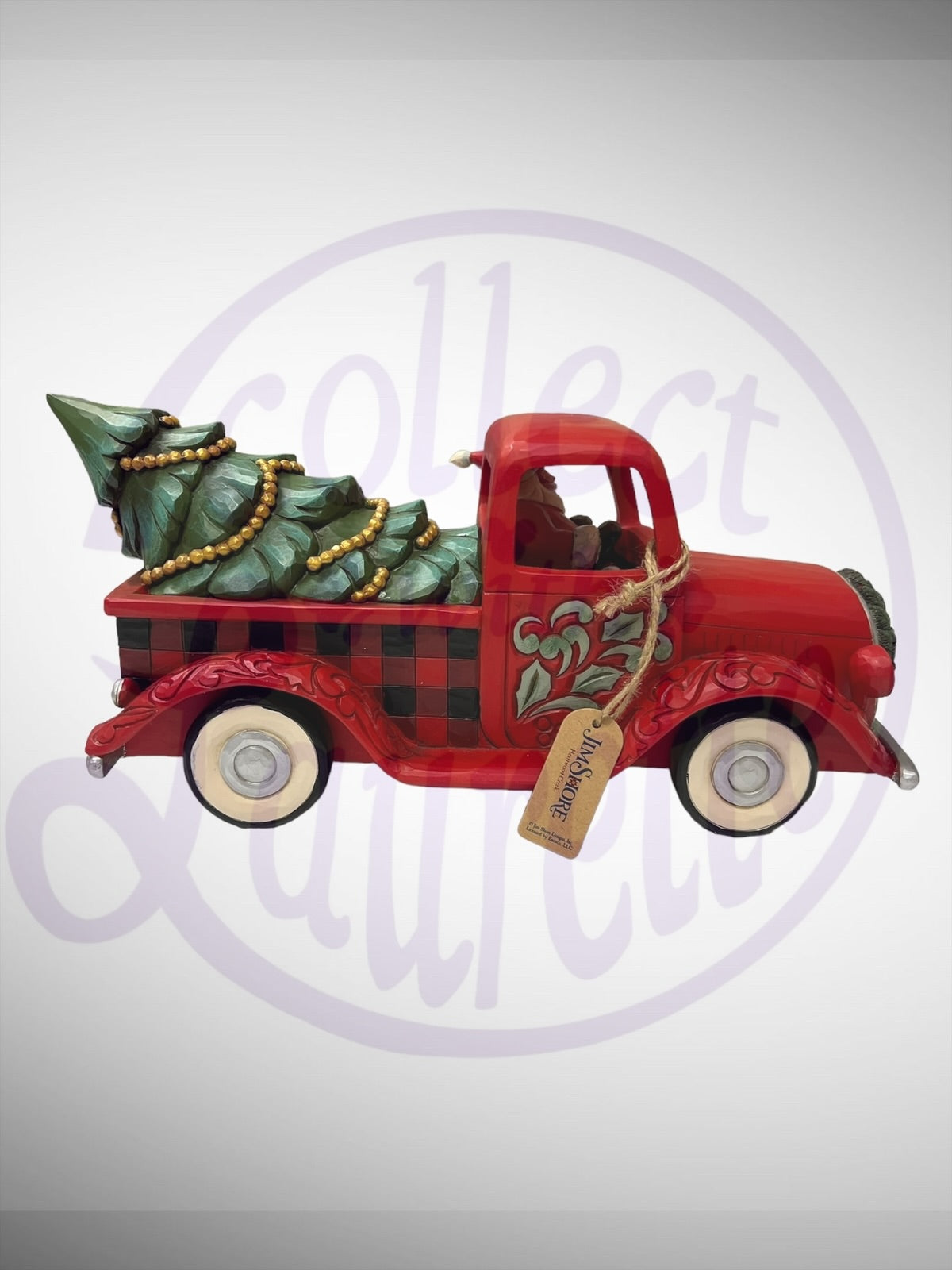 Jim Shore Heartwood Creek - Highland Glen All Roads Lead Home For The Holidays Santa Truck Figurine