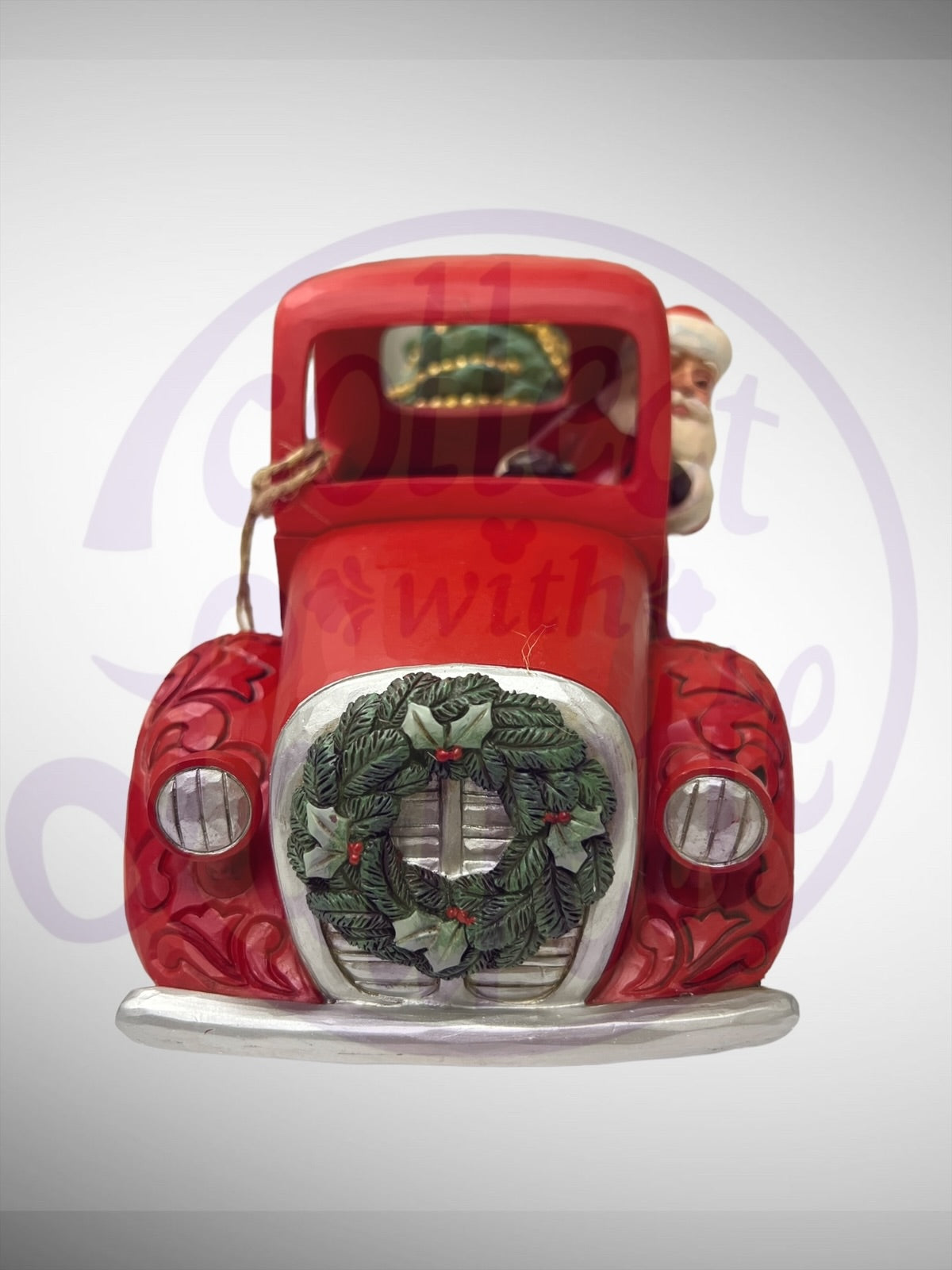 Jim Shore Heartwood Creek - Highland Glen All Roads Lead Home For The Holidays Santa Truck Figurine