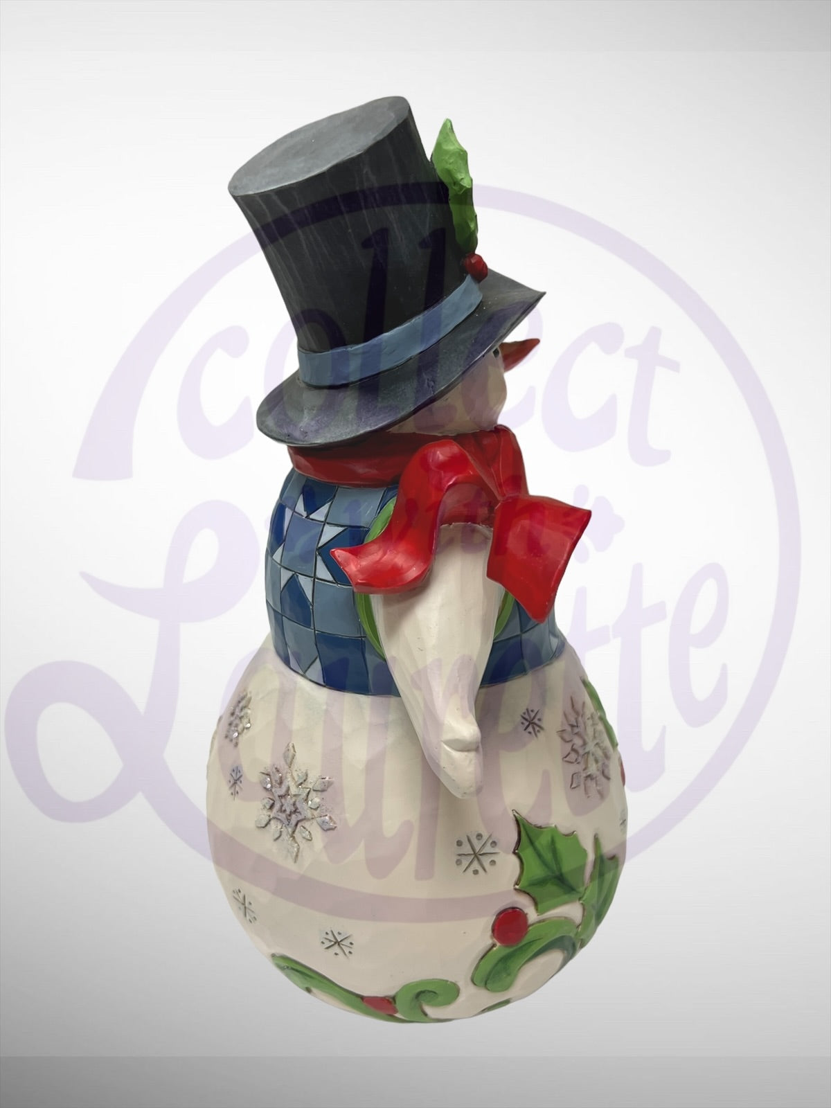 Jim Shore Heartwood Creek - Sweet Christmas Wishes Snowman Candycane Figurine