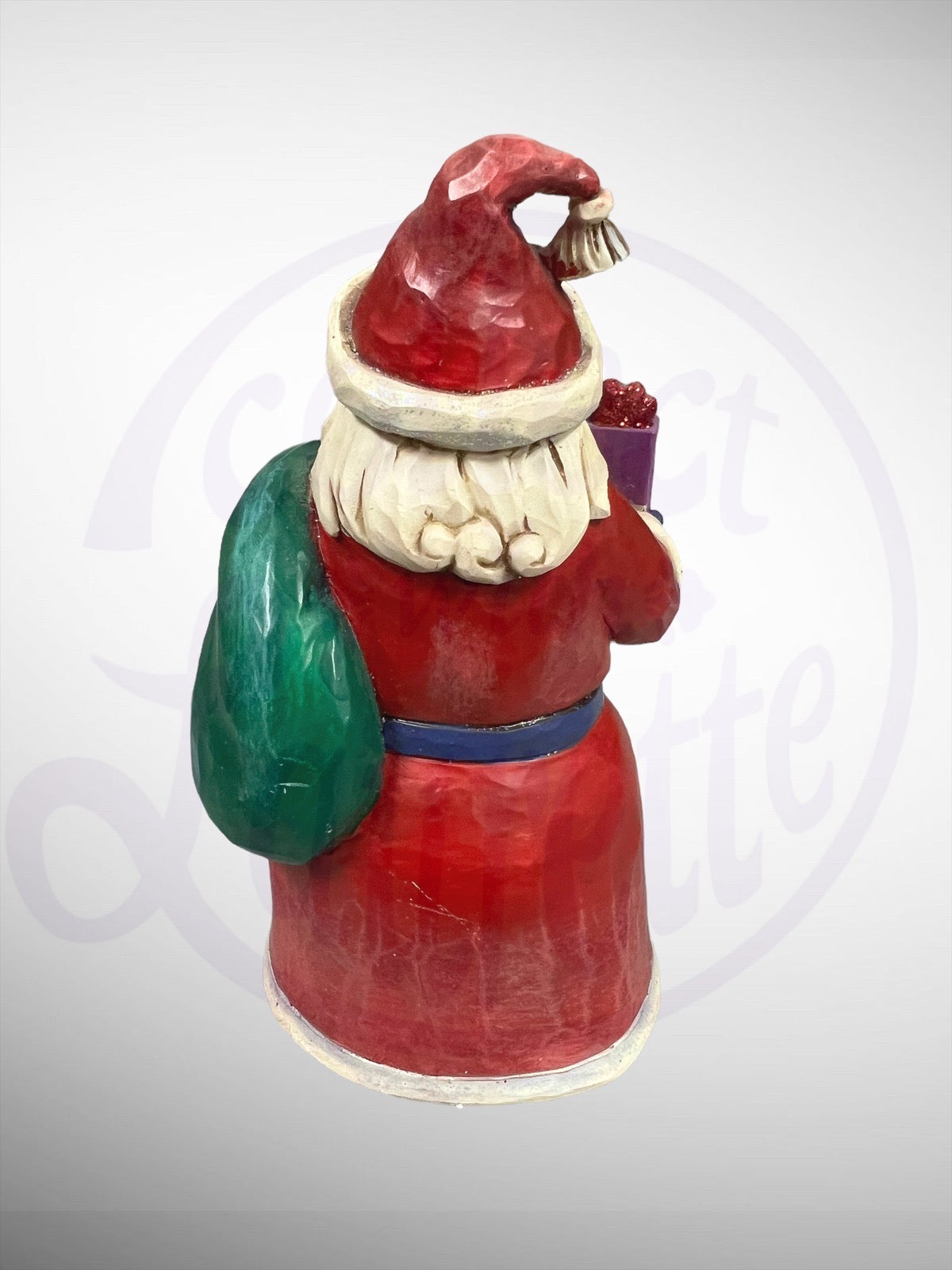 Jim Shore Heartwood Creek - Midnight Delivery Small Santa Claus Figurine (No Box)