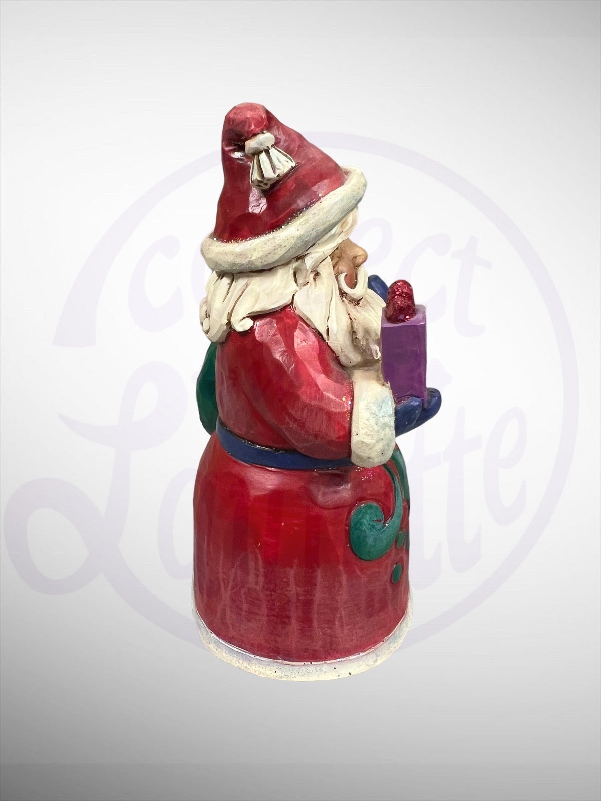 Jim Shore Heartwood Creek - Midnight Delivery Small Santa Claus Figurine (No Box)