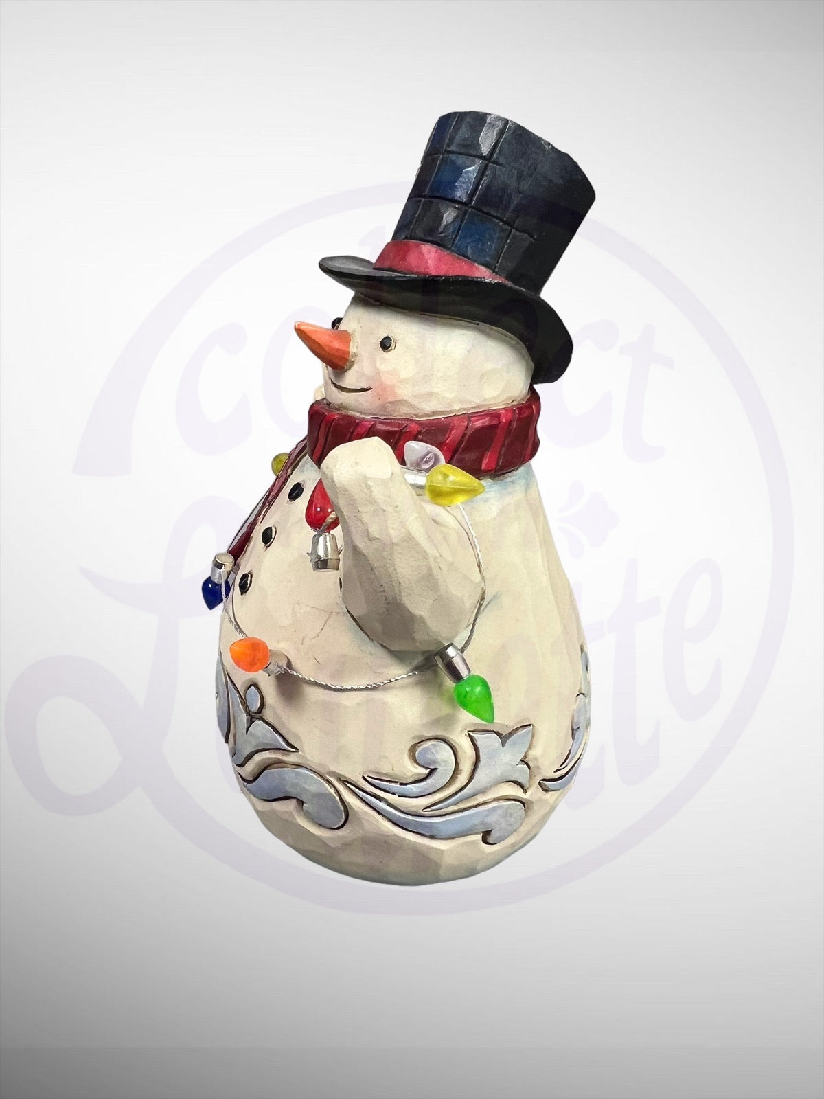 Jim Shore Heartwood Creek - Making Seasons Bright Small Snowman Figurine (No Box)