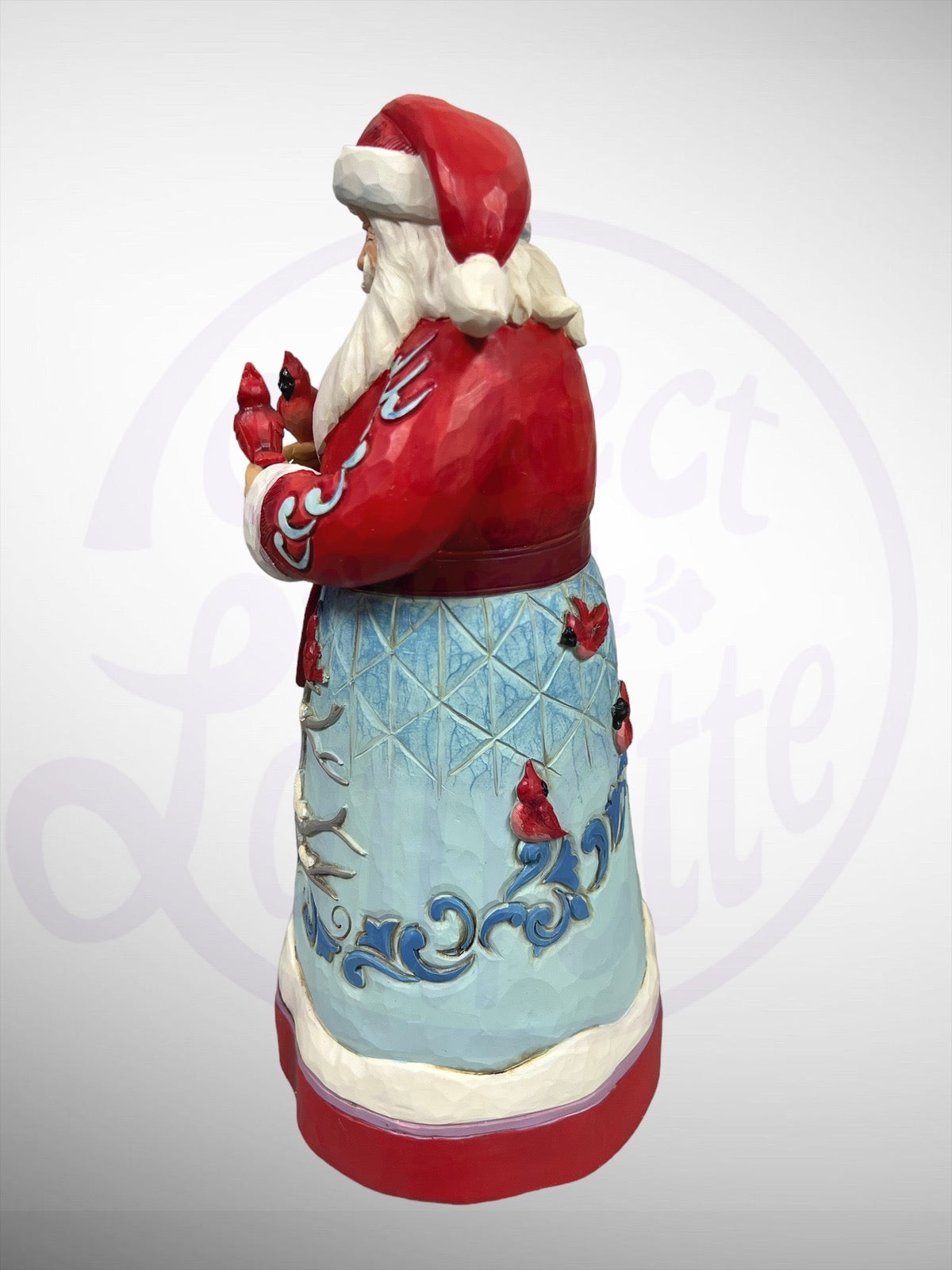 Jim Shore Heartwood Creek - Cardinal Company Tall Santa Claus Figurine