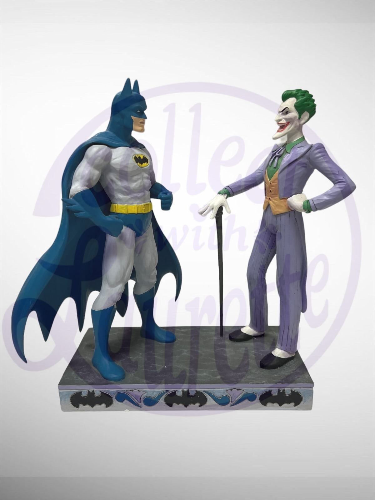 Jim Shore DC Comics - Batman vs. The Joker Figurine