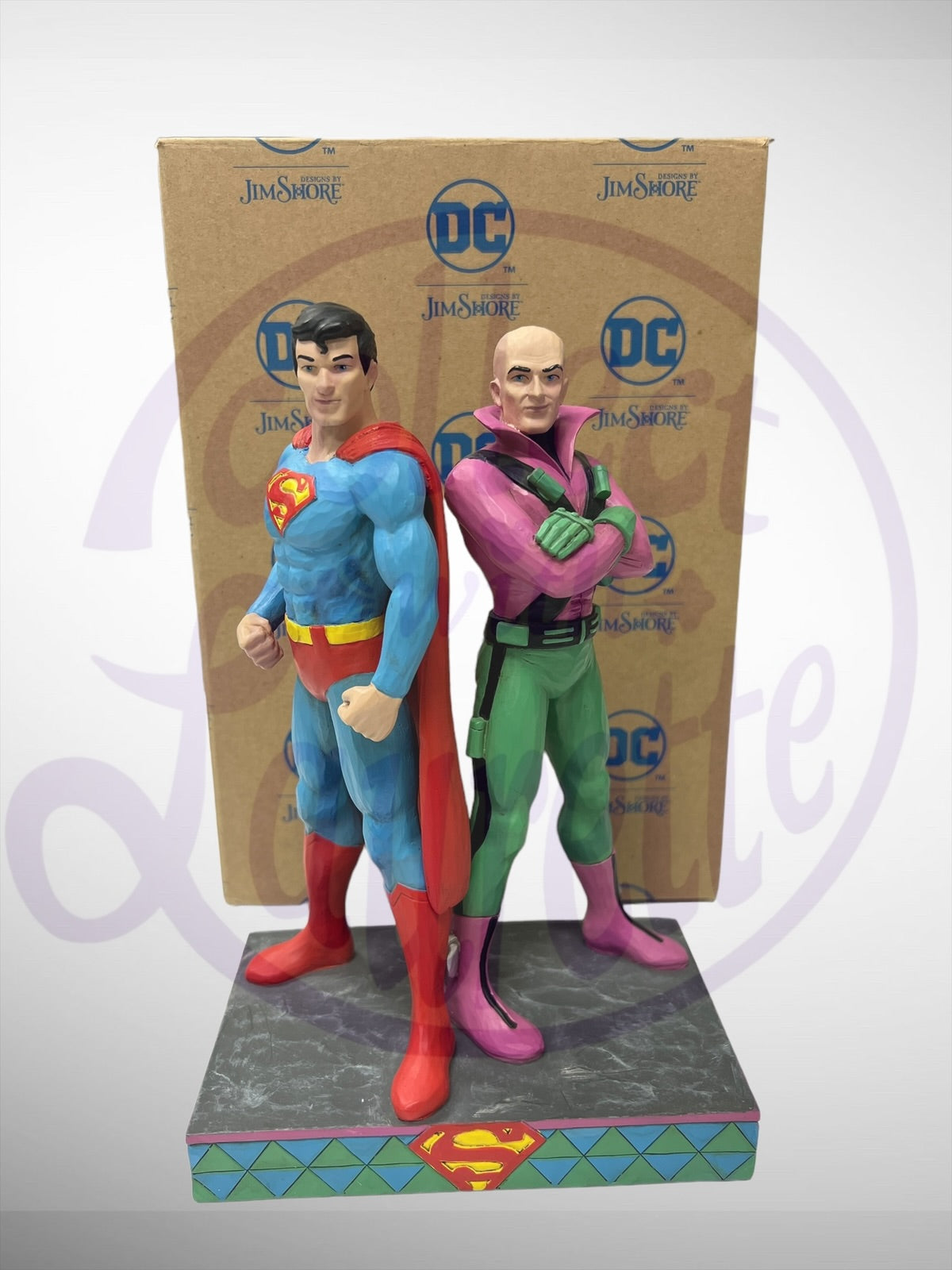 Jim Shore DC Comics - Superman vs. Lex Luthor Figurine