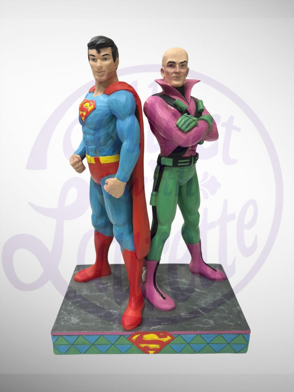 Jim Shore DC Comics - Superman vs. Lex Luthor Figurine