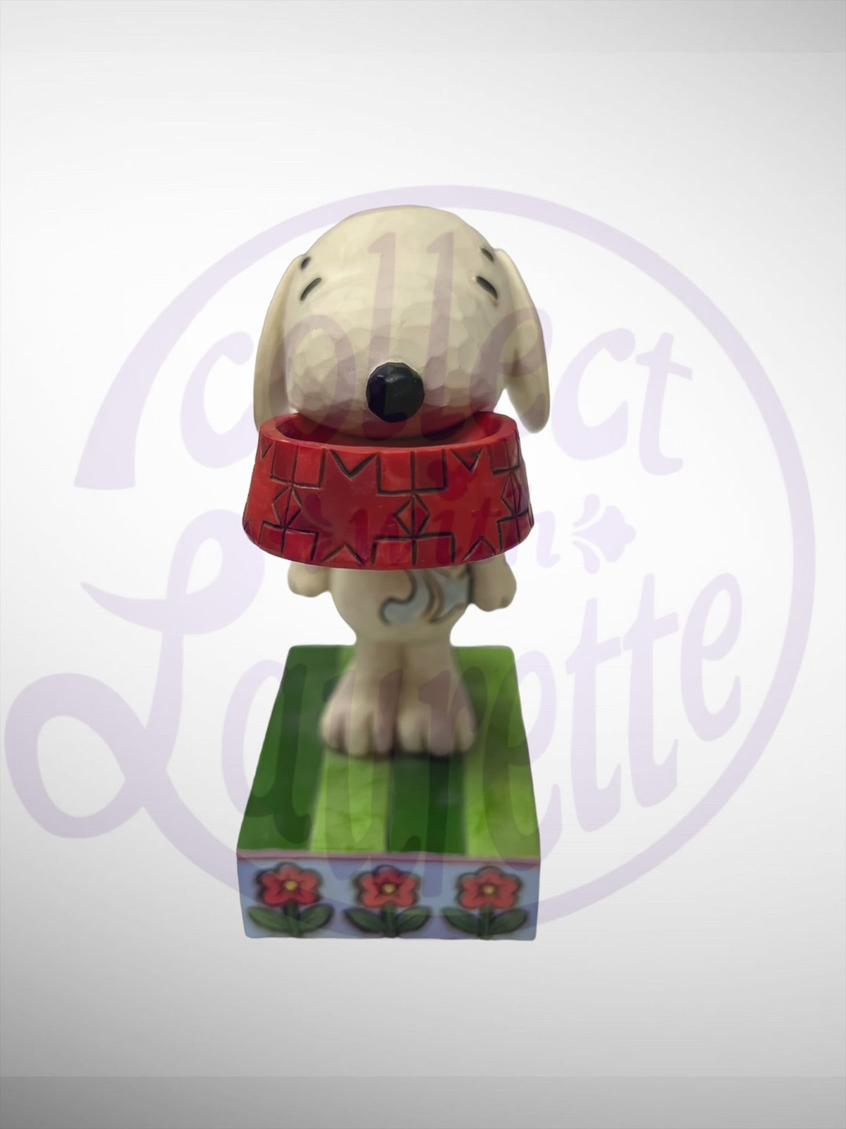 Jim Shore Peanuts - More Food Please Snoopy Figurine (No Box)