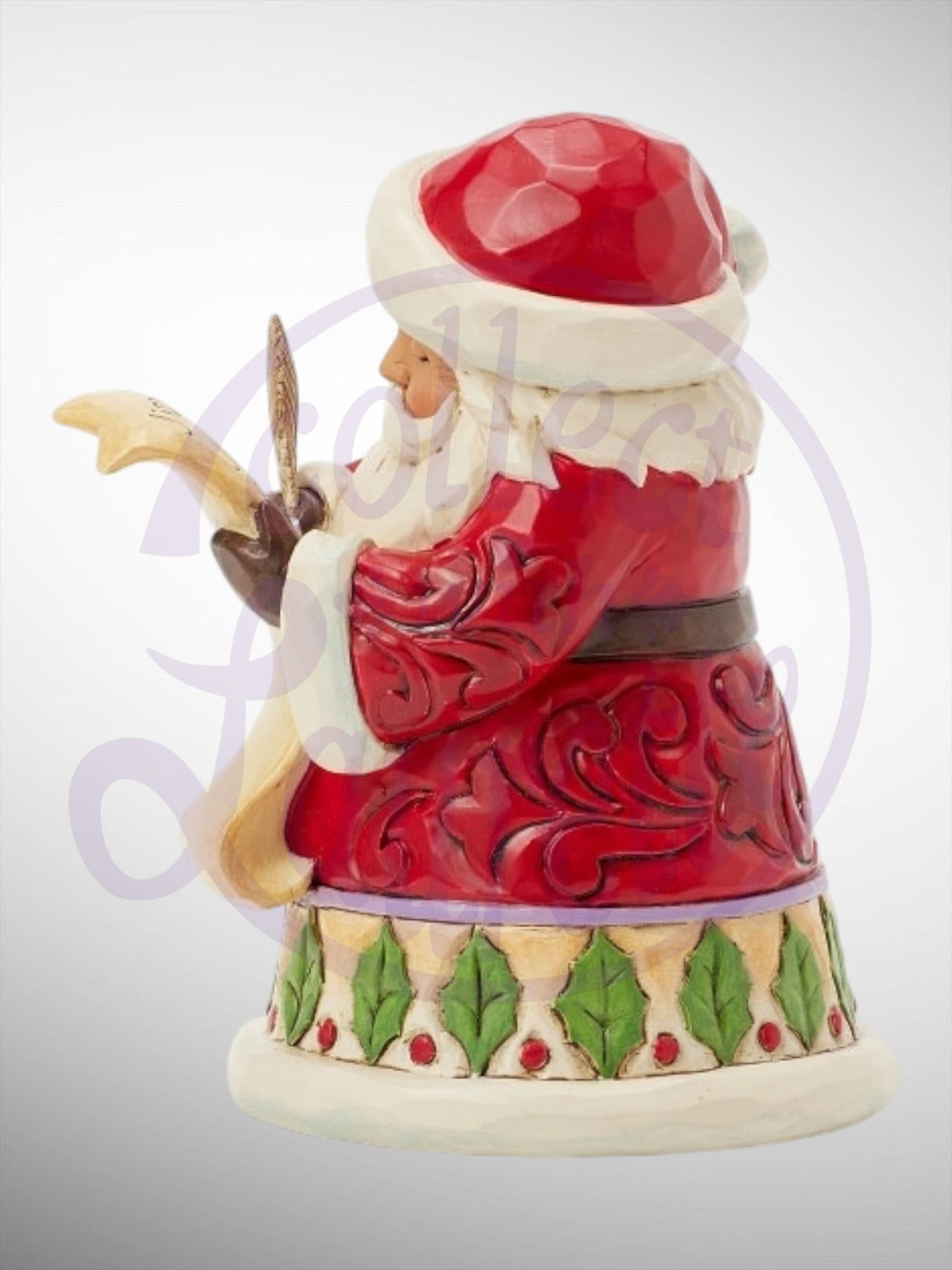 Jim Shore Heartwood Creek - Mini Santa With List Christmas Figurine