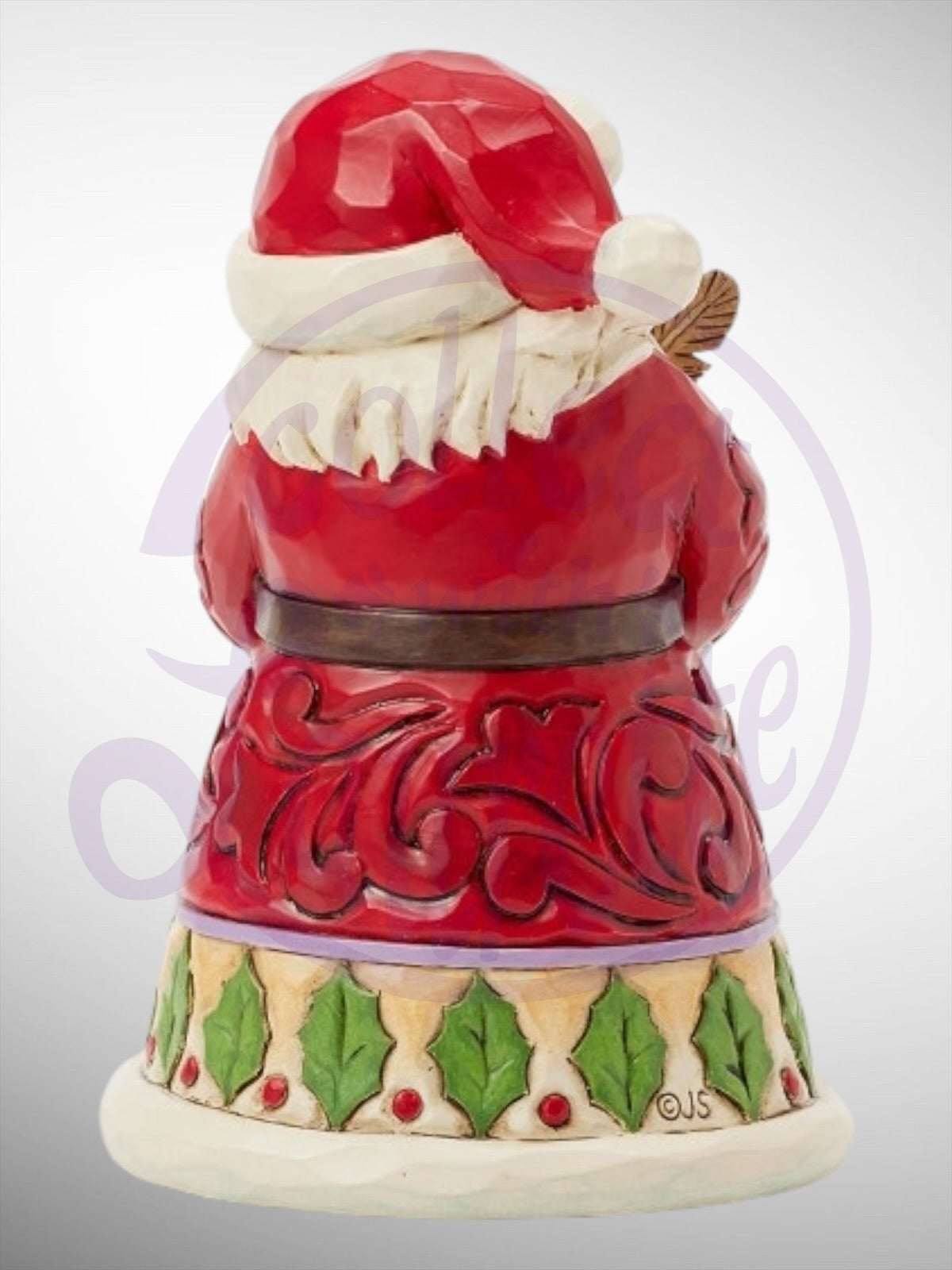 Jim Shore Heartwood Creek - Mini Santa With List Christmas Figurine