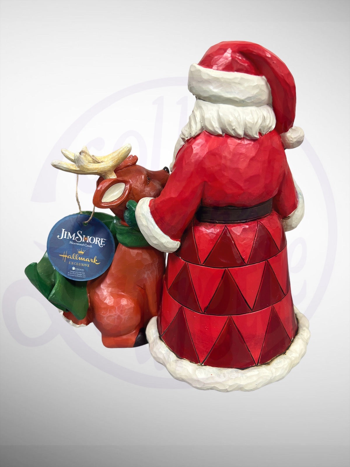 Jim Shore Heartwood Creek - A Year So Deer Santa Claus and Reindeer 2021 Figurine