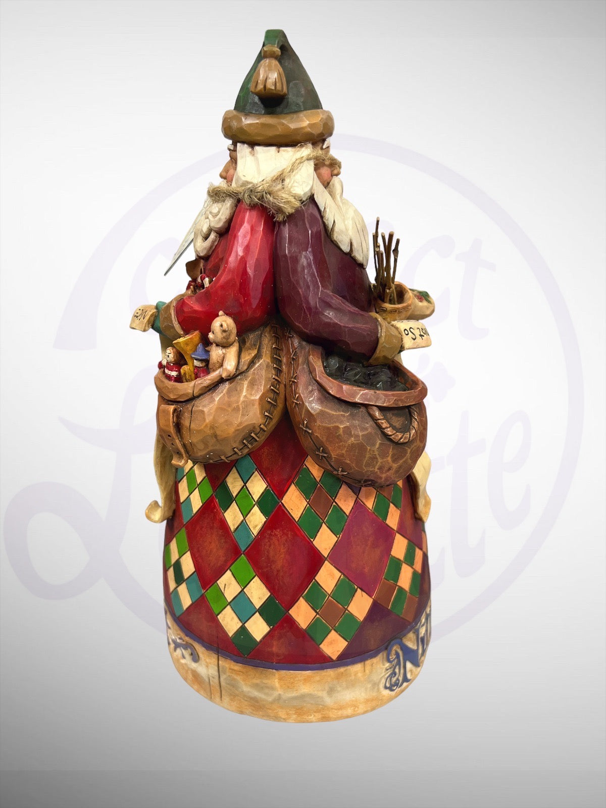 Jim Shore Heartwood Creek - He Knows Santa Claus Naughty Nice Figurine