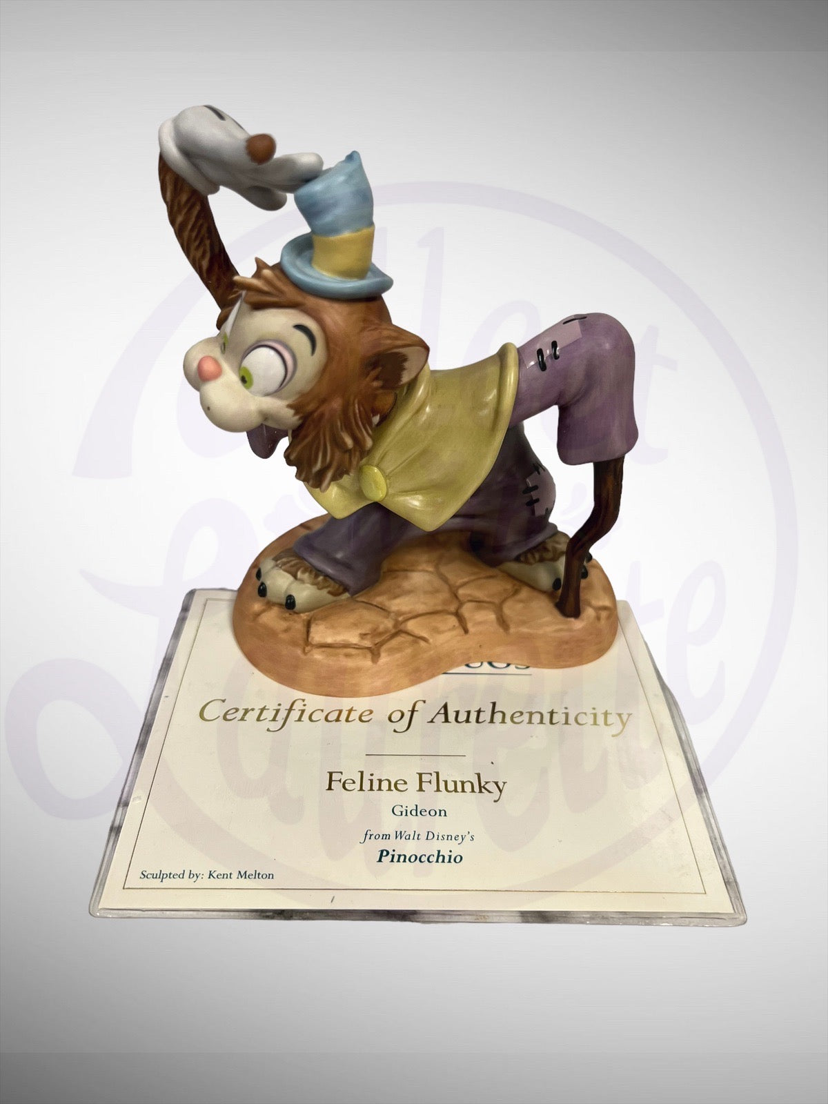 Walt Disney Classics Collection - WDCC Pinocchio Feline Flunky Gideon Figurine