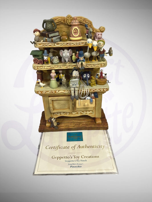 Walt Disney Classics Collection - WDCC Geppetto's Toy Creations Toy Hutch Pinocchio Figurine