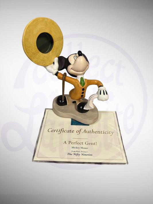 Walt Disney Classics Collection - WDCC A Perfect Gent! Mickey Mouse Nifty Nineties Figurine