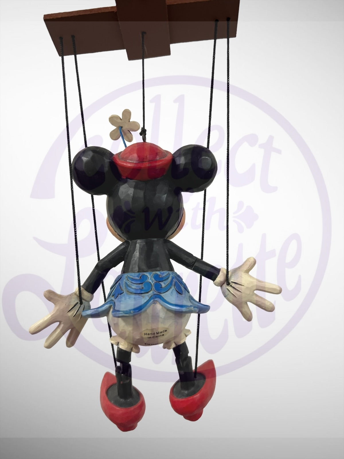 Jim Shore Disney Traditions - Minnie Mouse Marionette Figurine (No Box)