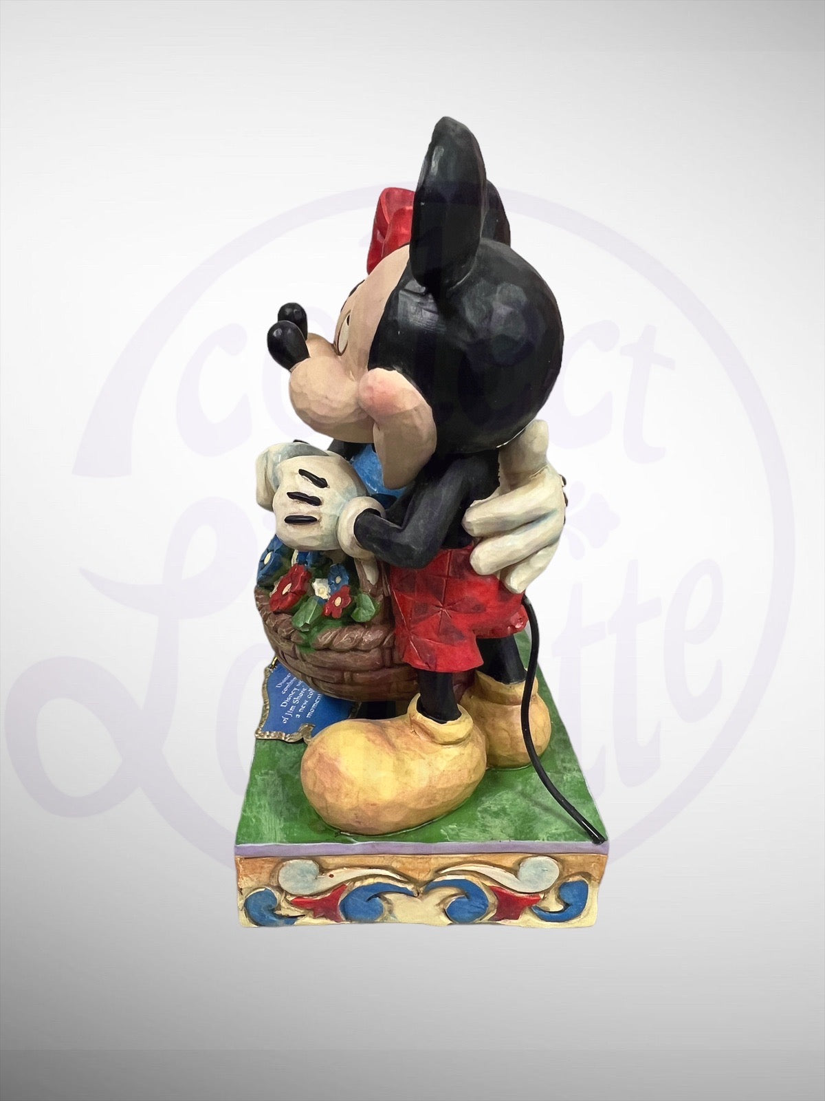 Jim Shore Disney Traditions - Love in Bloom Mickey & Minnie Mouse Figurine