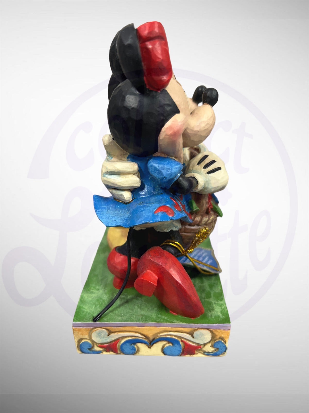 Jim Shore Disney Traditions - Love in Bloom Mickey & Minnie Mouse Figurine