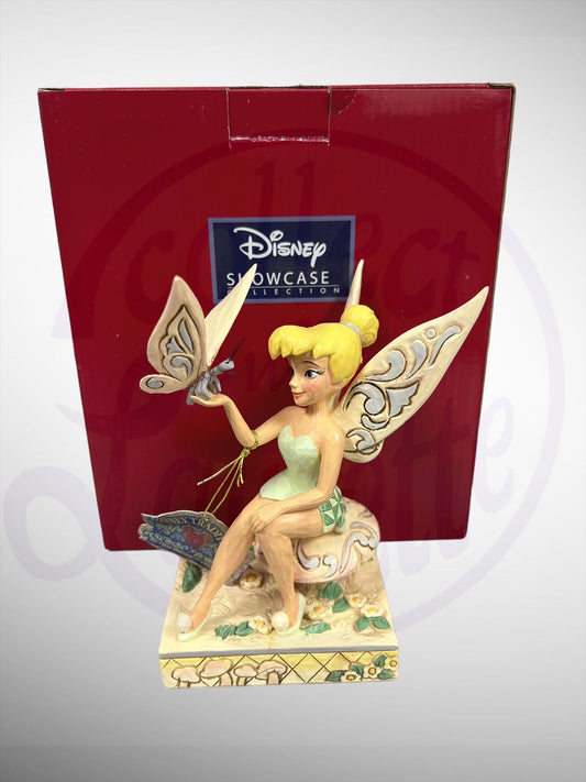 Jim Shore Disney Traditions - Passionate Pixie Tinker Bell Peter Pan White Woodland Figurine